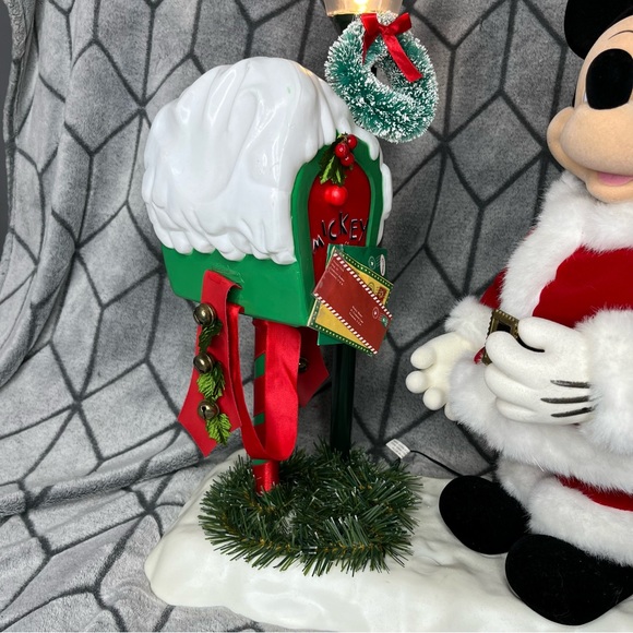 90s Disney Holiday Animatronic Mickey Mouse ‘Christmas at our House’ 1995 Telco - Picture 4 of 11